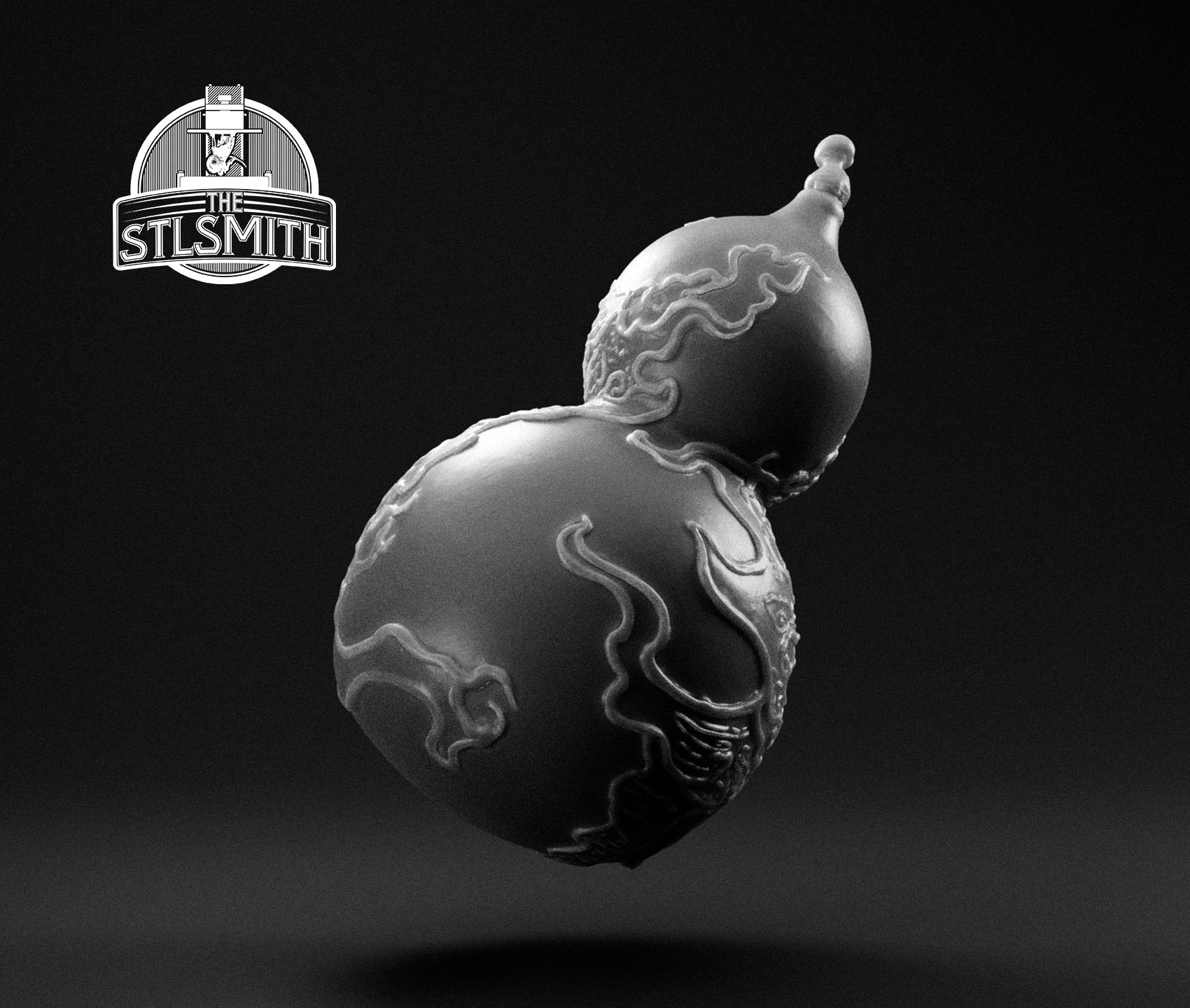 xiang river goddess gourd render bw xiang river goddess gourd render bw