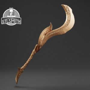 zamor curved blade render bronze