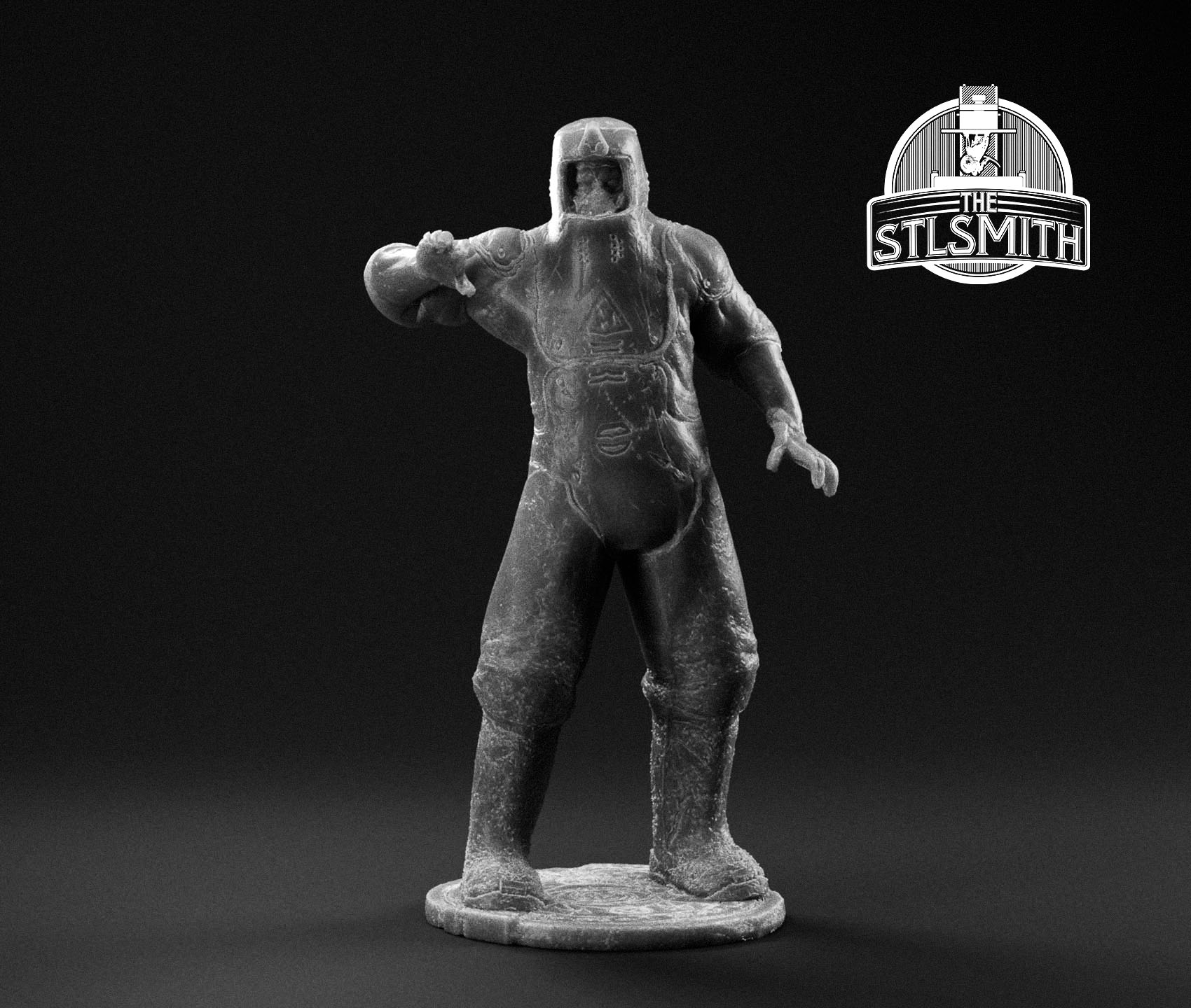 zombie hazmat render bw zombie hazmat render bw