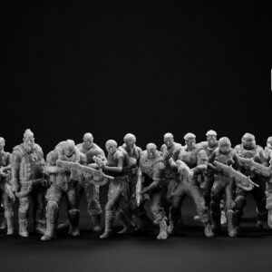 cog character soldier set [4] digital model stl
