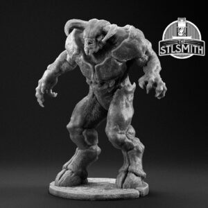 baron of hell render bw