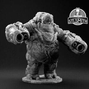 cybermancubus render bw