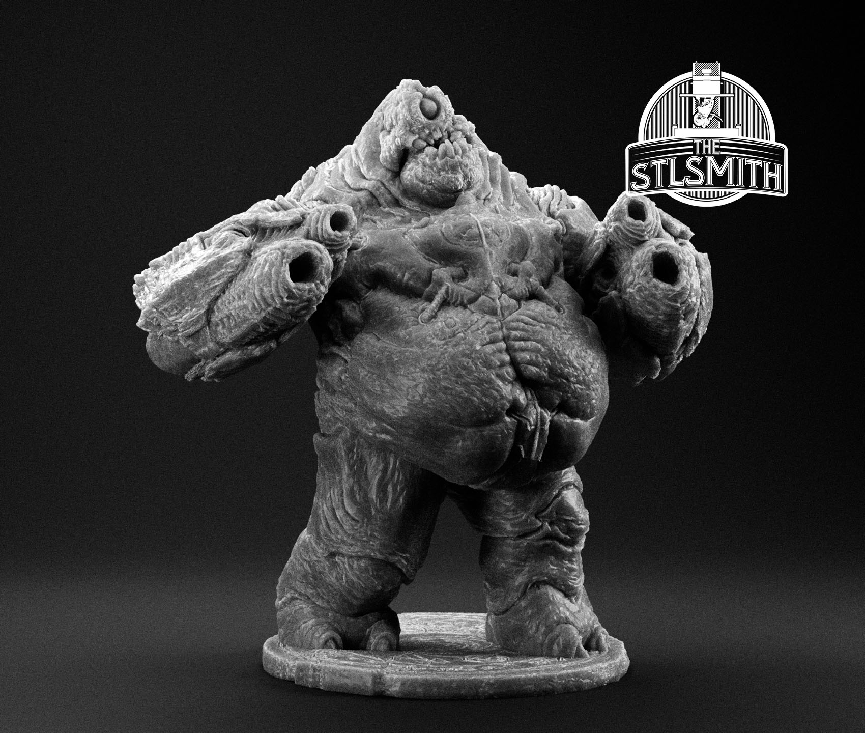 mancubus render bw mancubus render bw