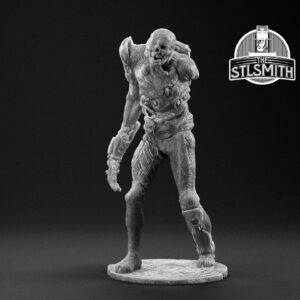 possessed worker render bw