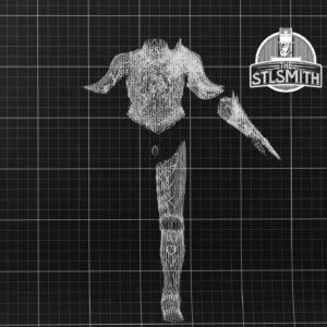 [pre order] black knife set digital model stl