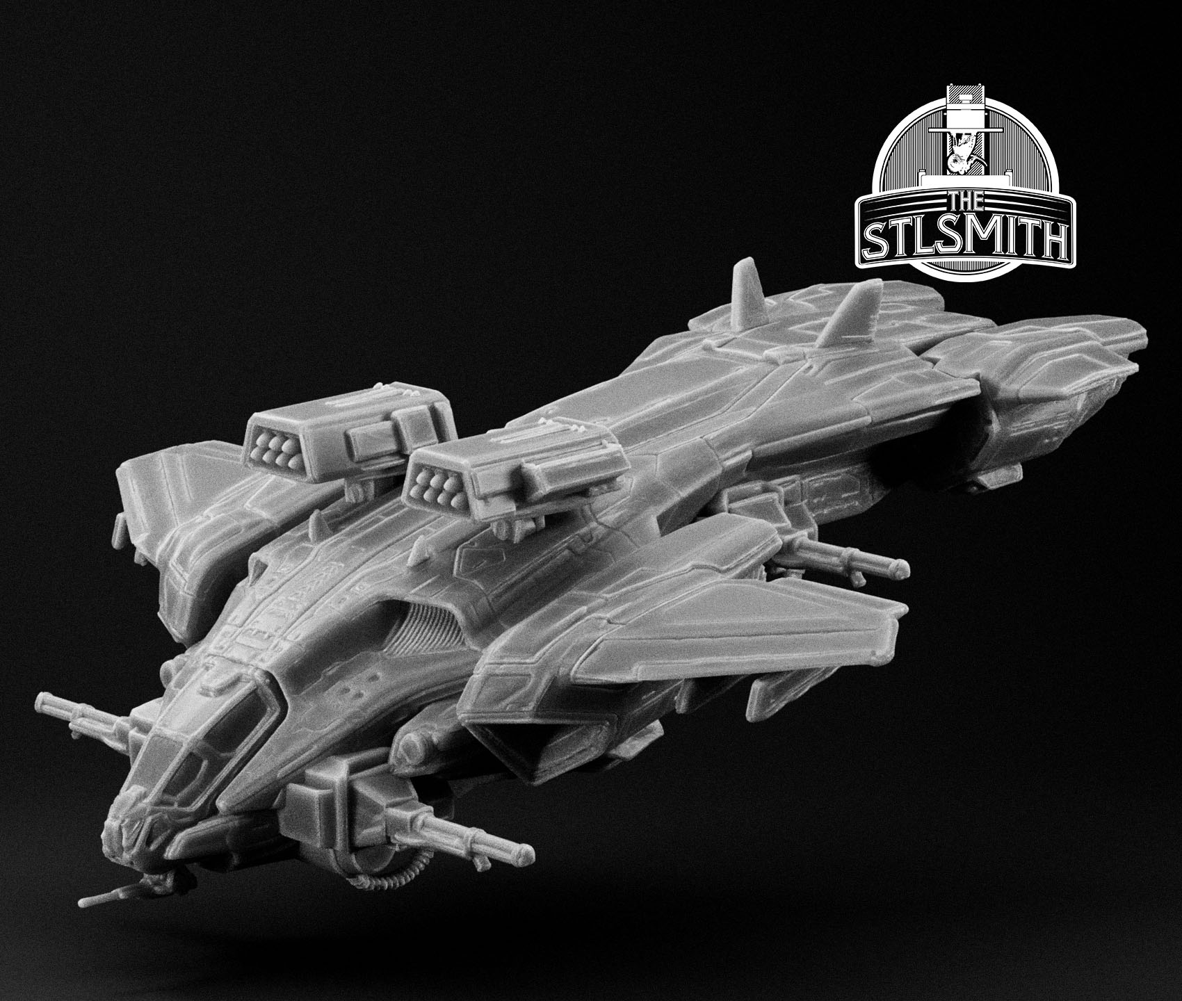 pelican gunship render bw pelican gunship render bw