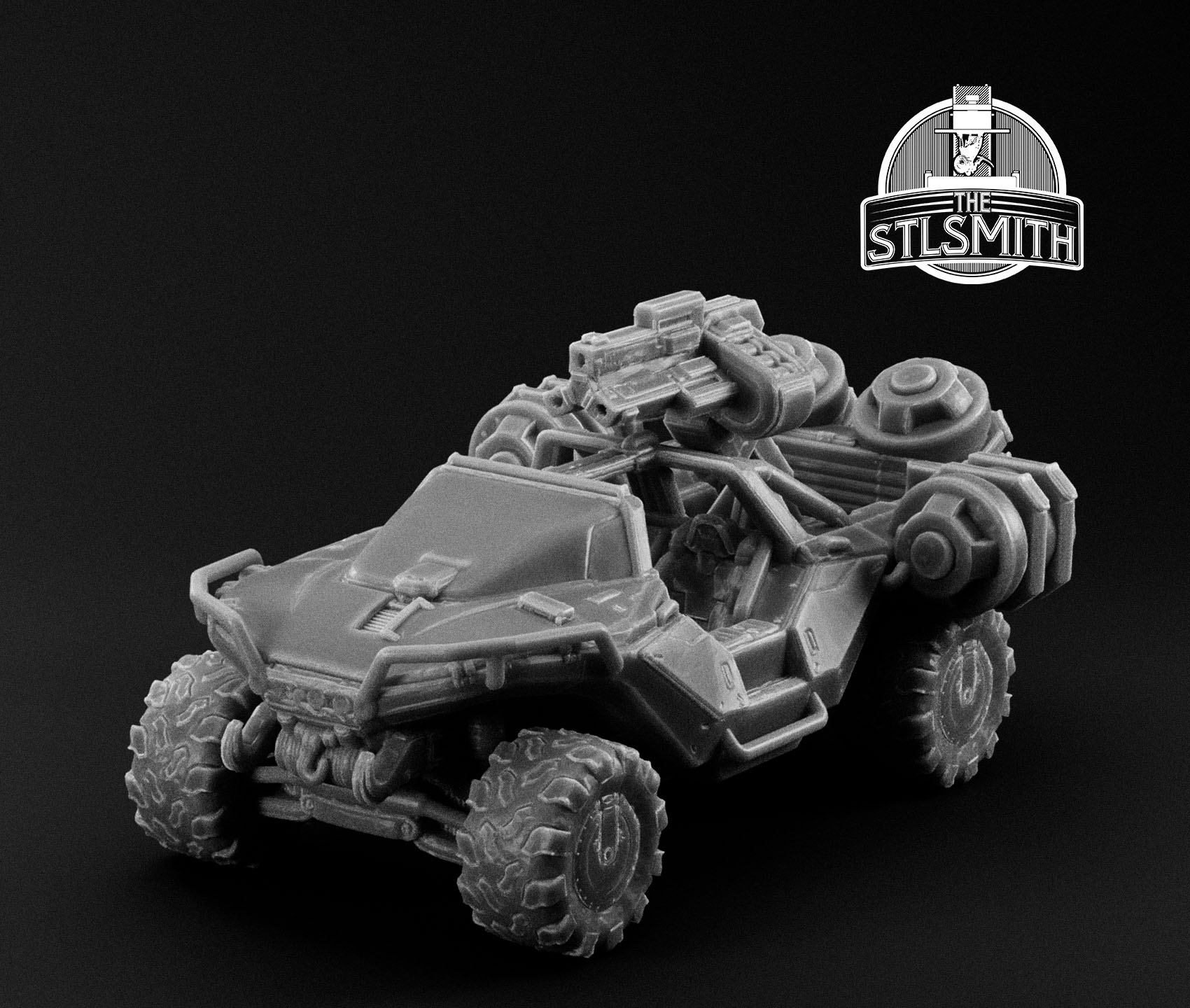 warthog grenade launcher flame upgrade render bw warthog grenade launcher flame upgrade render bw